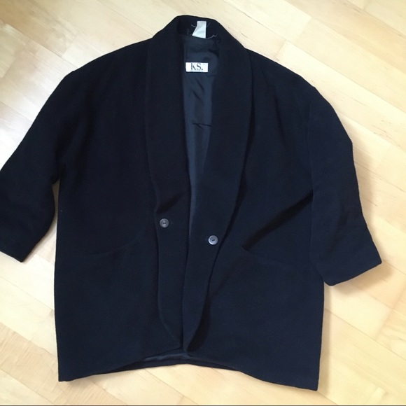 Wool coat (alpaca, lamb wool, silk blend) - Picture 4 of 5